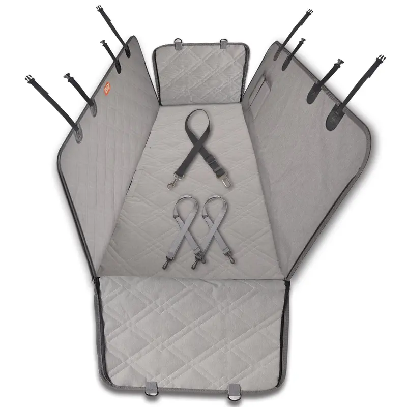 truepal Premium Waterproof Pet Car Seat Cover – Hammock-Style Dog and Cat Backseat Protector with Nonslip Design