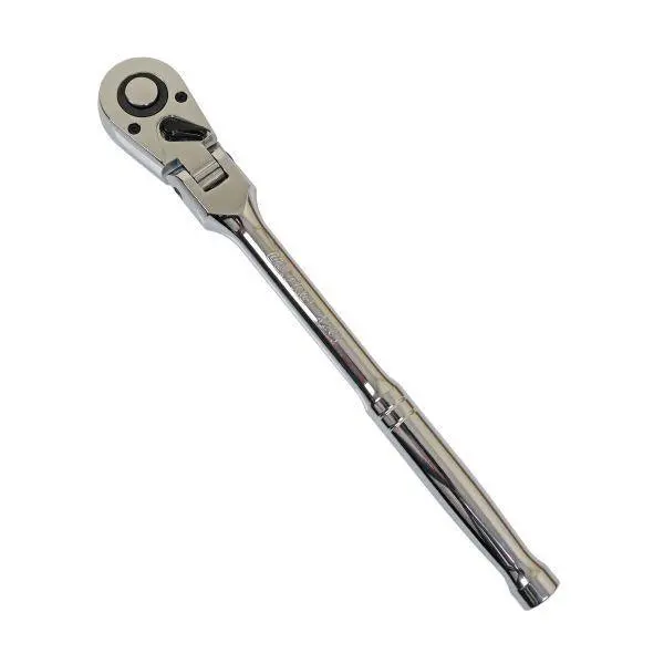 US PRO 1/2″ Drive 72-Tooth Flexi-Head Ratchet with Ergonomic Straight Handle – Model 4231