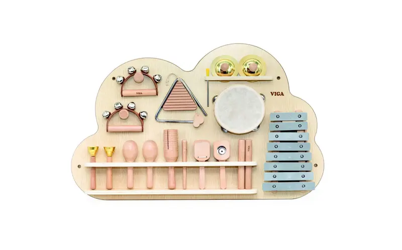 VIGA Wall-Mounted Percussion Panel for Sensory Play