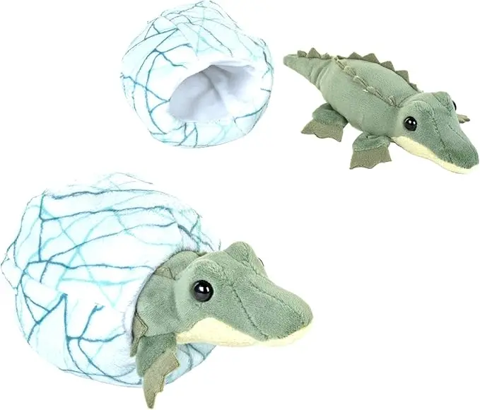 Wild Republic Hatchling Crocodile Plush Animal