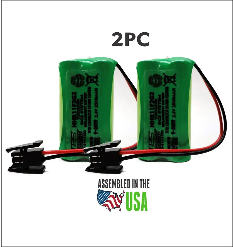 Yokogawa HHR-11F2G2 DCS System Battery – 2.4V 2500mAh S9129FA (2-Pack)