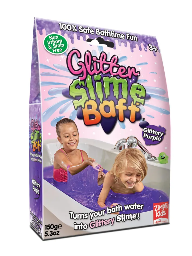 Zimpli Kids Slime Baff Bath Toy – Glitter Purple Sensory Mix