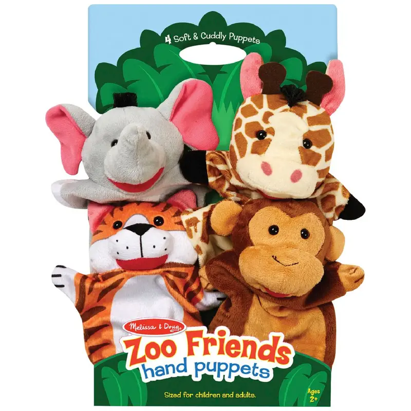 Zoo Friends Hand Puppets – Melissa & Doug