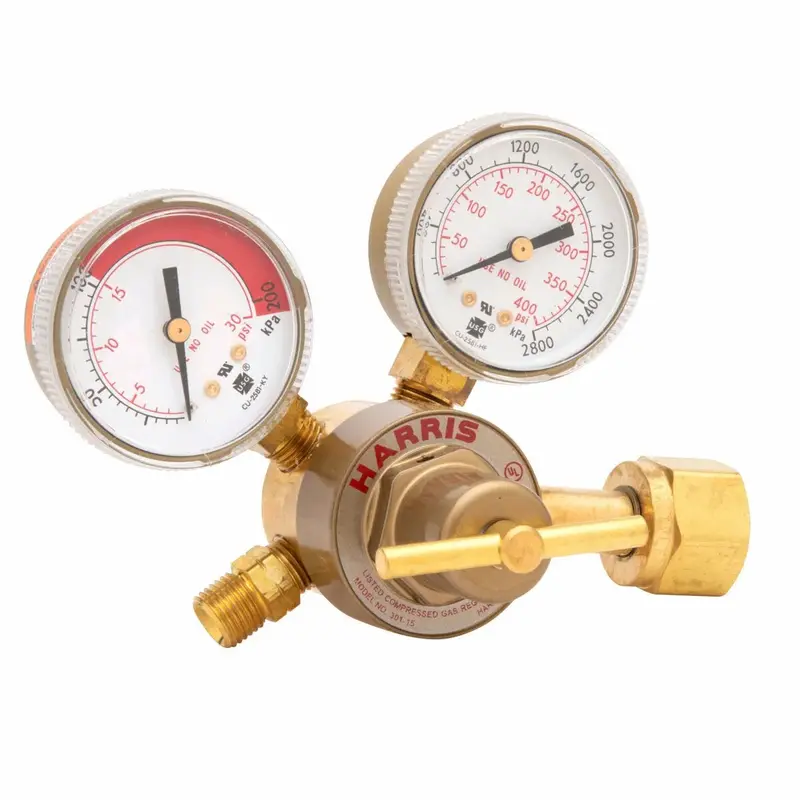 Harris Compact Single-Stage Acetylene Regulator – 301-15-300 With 300 Psi Output 1