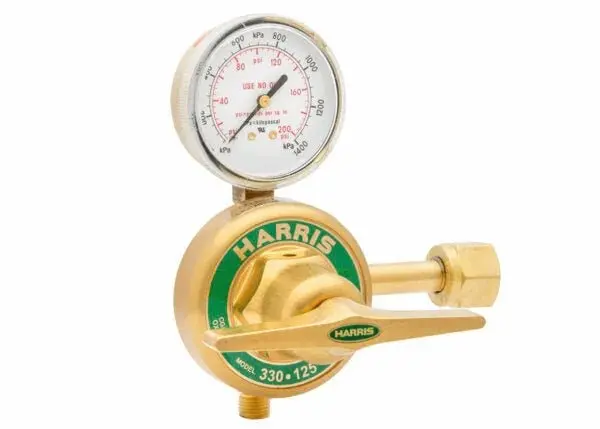 Harris Single-Stage Oxygen Regulator – Model 330-125-540, 3001090 1