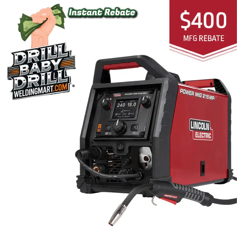 Lincoln Power Mig 215 Mpi Welder – K4876-1 1